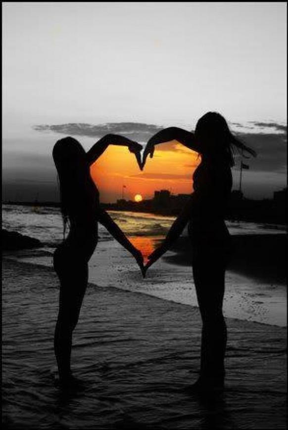 Unique And Creative Sunset Photography ♥ Sunset Heart Photo #1120856