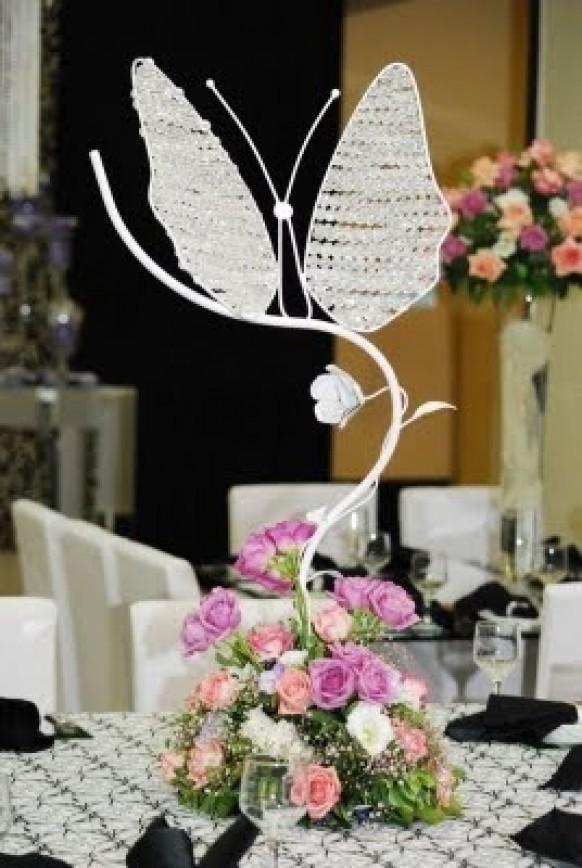 butterfly wedding decorations for tables