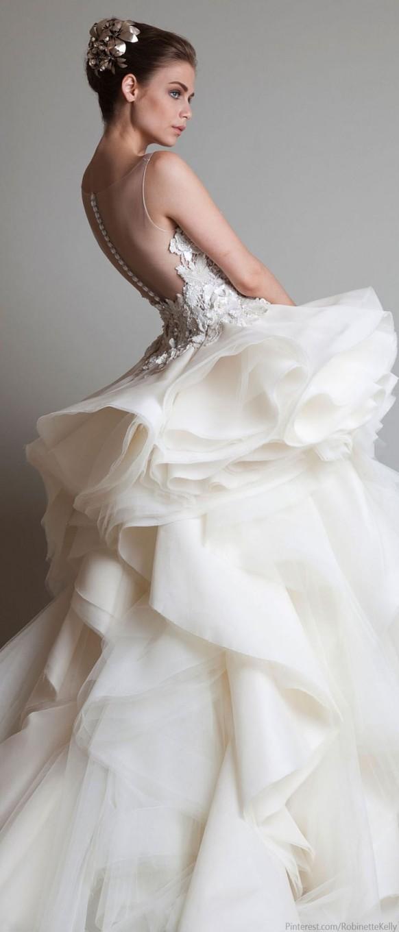 Dress - Fairy Tale Wedding Gown For A Bride #1926390 - Weddbook