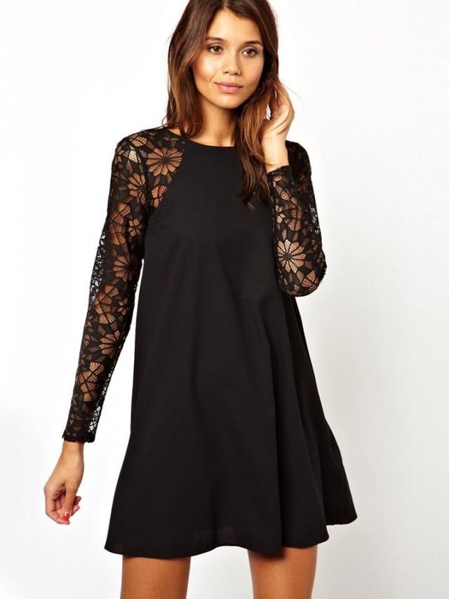 black chiffon robe