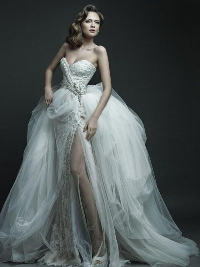 2014 New Whiteivory Ball Gown Wedding Dress Bridal Gown Size 4 6 8 10 12 14 16 2045664 Weddbook 