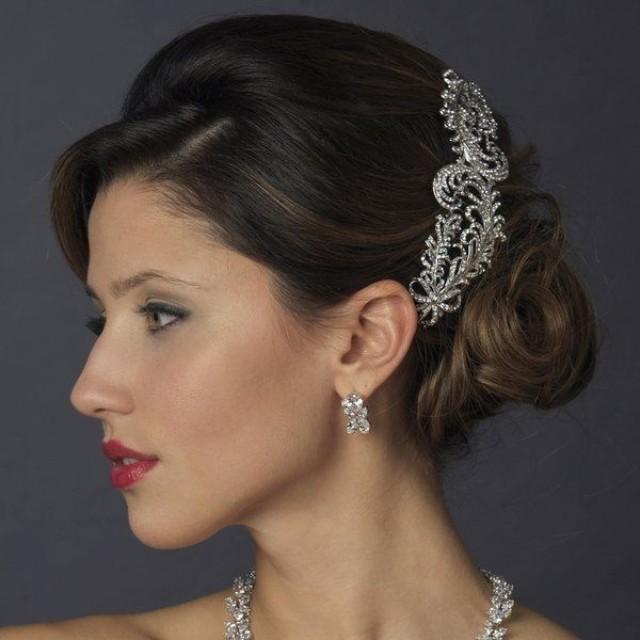 NWT Vintage Inspired Diamante Rhinestone Bridal Wedding Hair Comb 2046078 Weddbook
