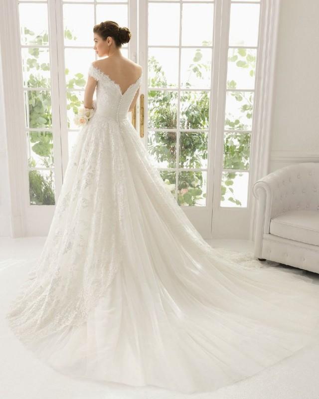 Whiteivory Lace Wedding Dress Bridal Gown Custom Size 6 8 10 12 14 16 18 2160192 Weddbook 4135
