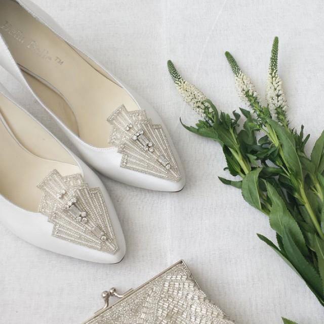 art deco wedding shoes