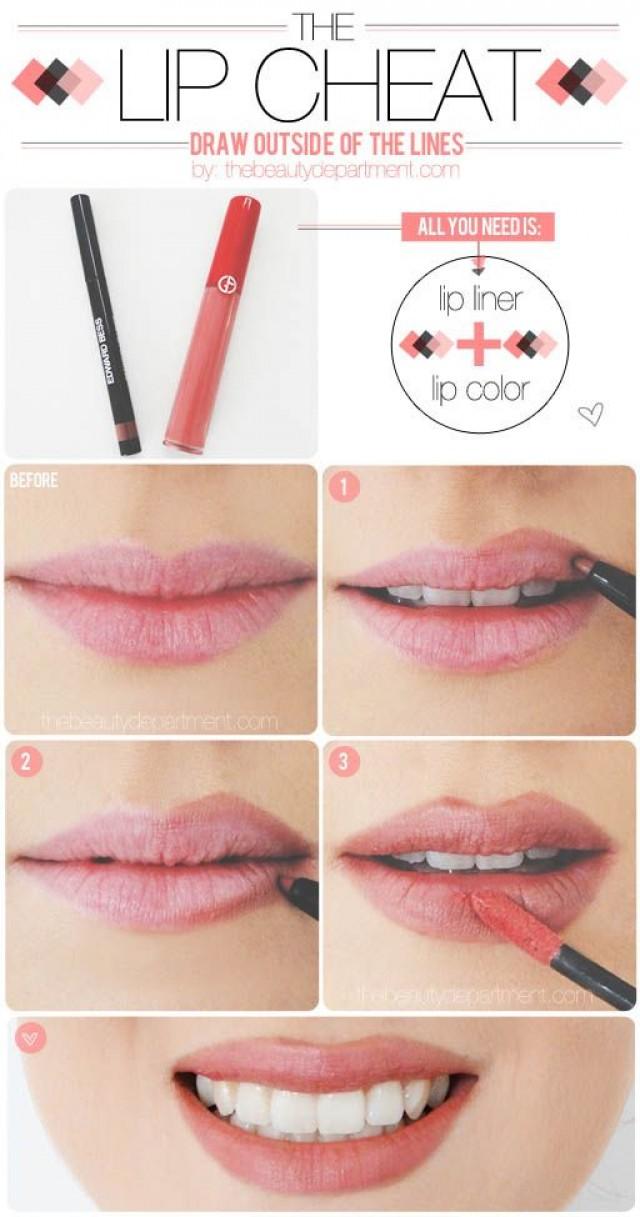 Makeup How To Make Your Lips Look Bigger 2359309 Weddbook