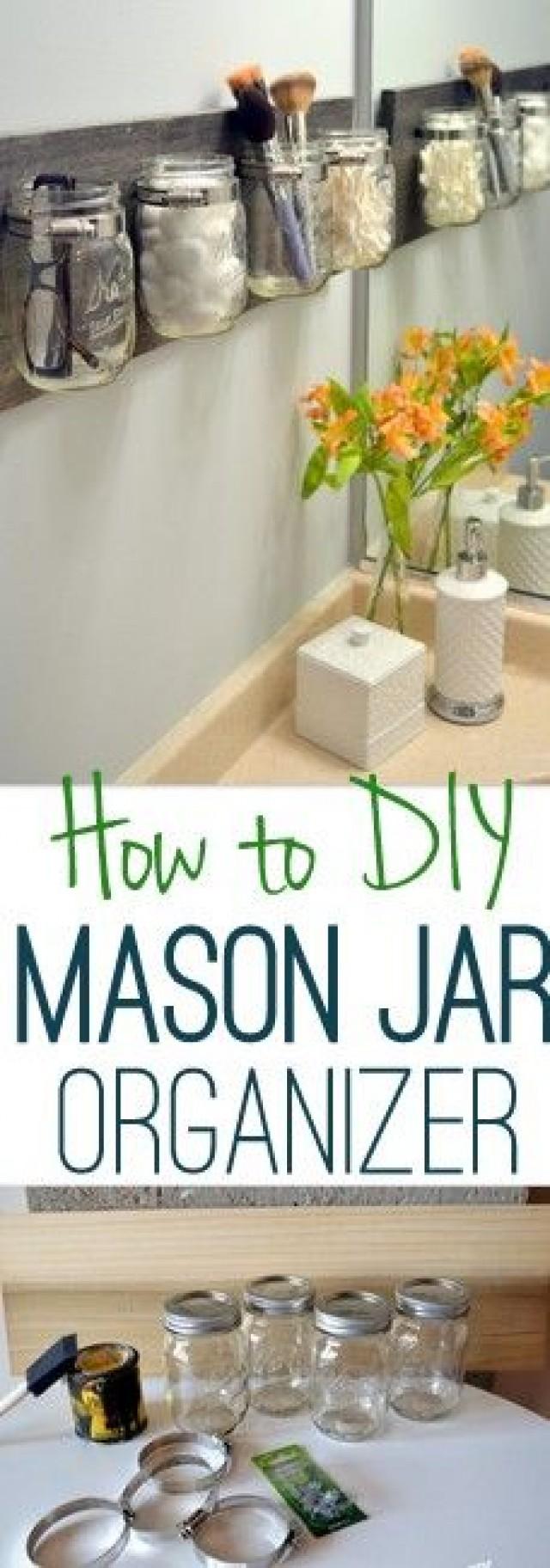 DIY How To Create A Mason Jar Organizer 2532645 Weddbook
