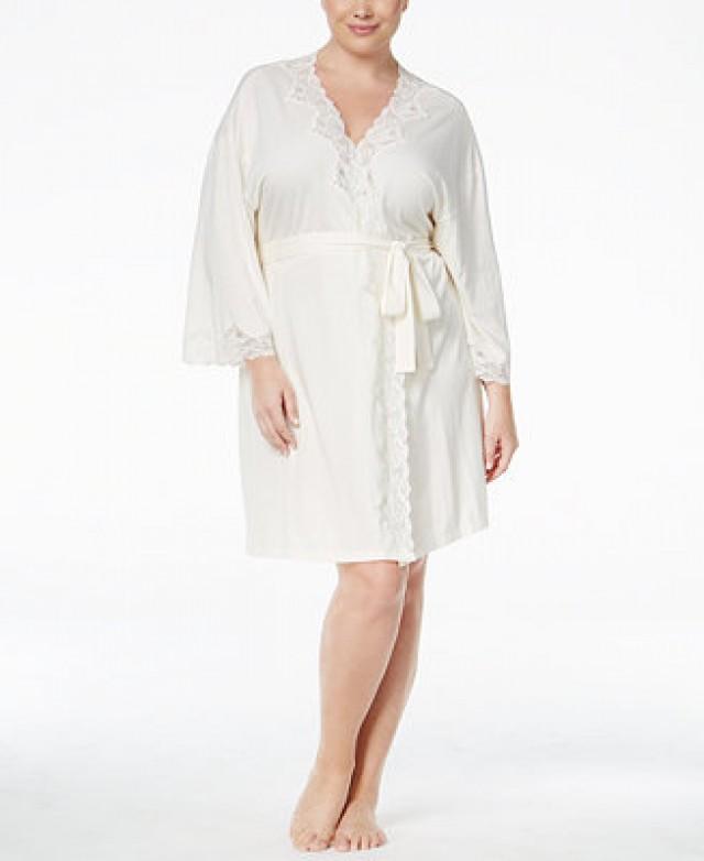 plus size bridal robe