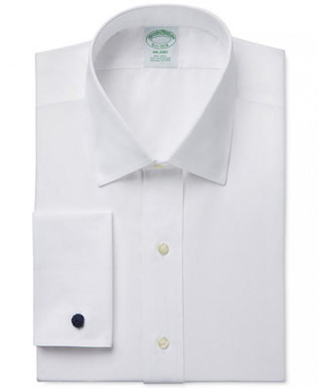 Solid French Cuff Dress Shirt 