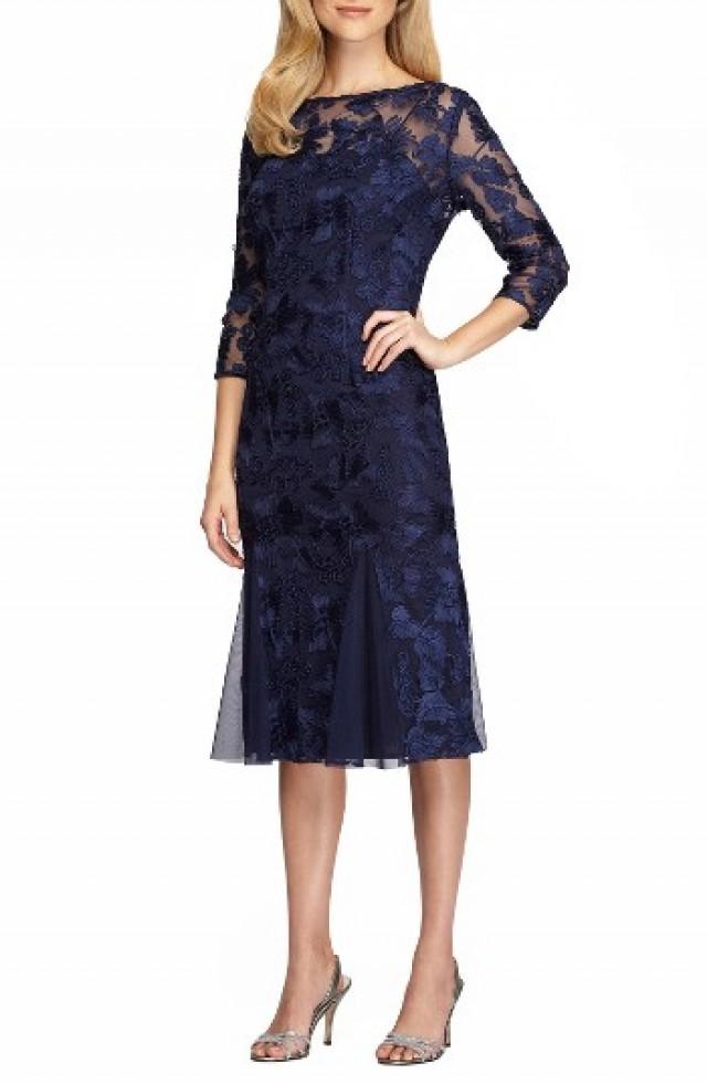 Bridesmaid Alex Evenings Lace Midi Dress 2724635 Weddbook