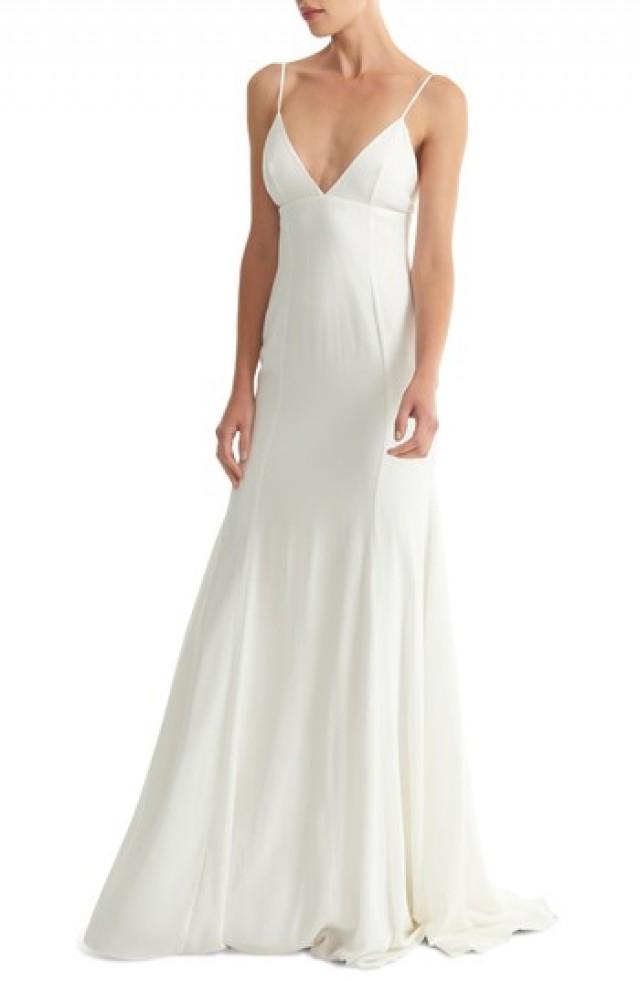 Joanna August Crepe Mermaid Gown Nordstrom Exclusive 2826691