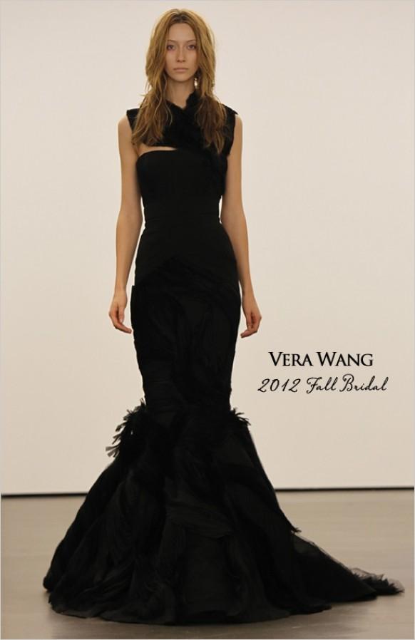 Vera Wang Black Wedding Dress