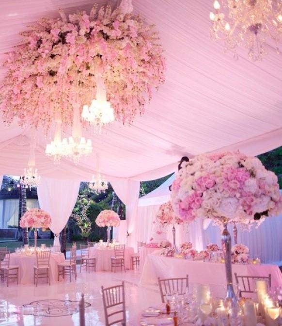 Pink Wedding Pale Pink Wedding Tables 798642 Weddbook