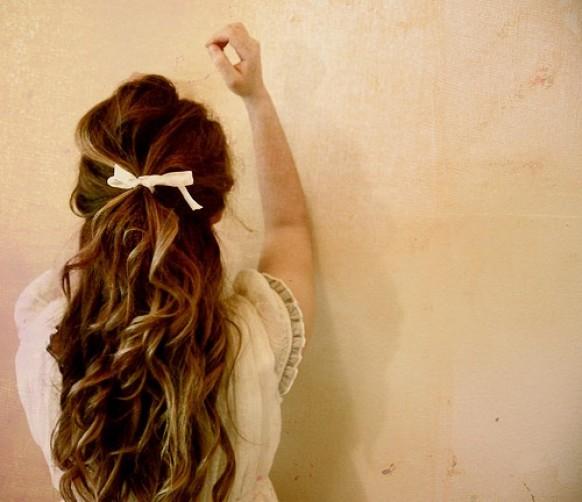 Natural Wedding Hairstyles Half Up Wedding Hairstyle 804026