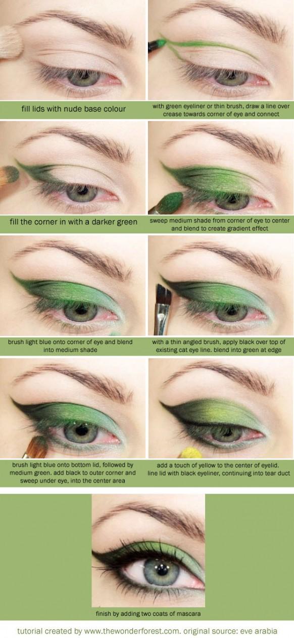 Green Wedding Green Eyeshadow Tutorial 810336 Weddbook