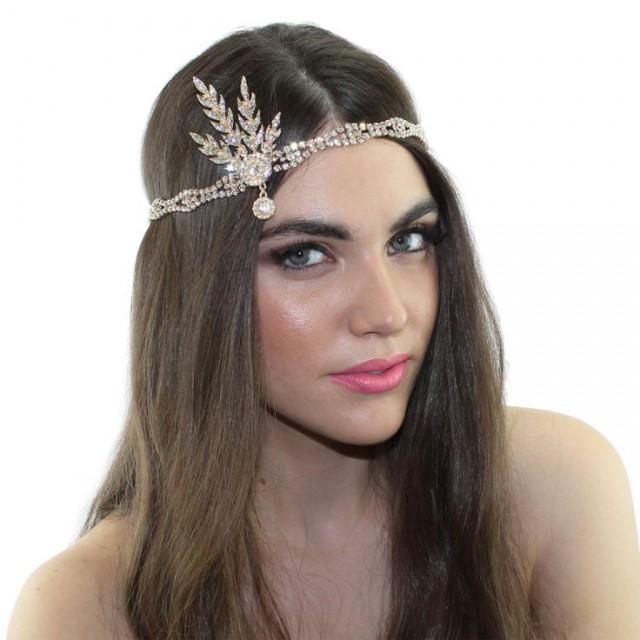 Pendant Tiara Headpiece Headband For The Bride #2042023 - Weddbook